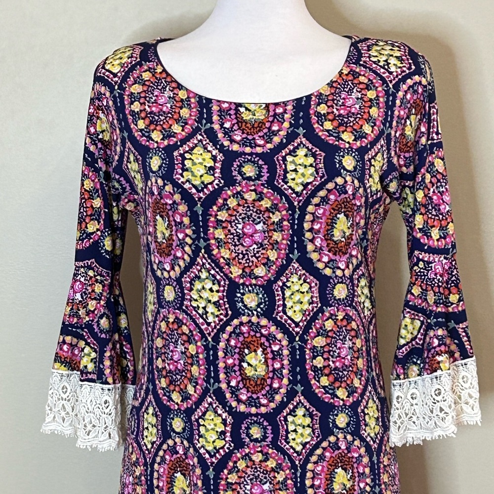 Judith March | Size Small Floral and Lace Boho Dress - Picture 2 of 7